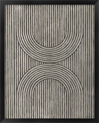 Framed Cedar Grooves II Print