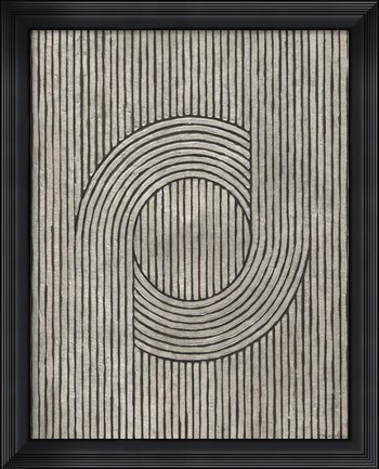Framed Cedar Grooves III Print