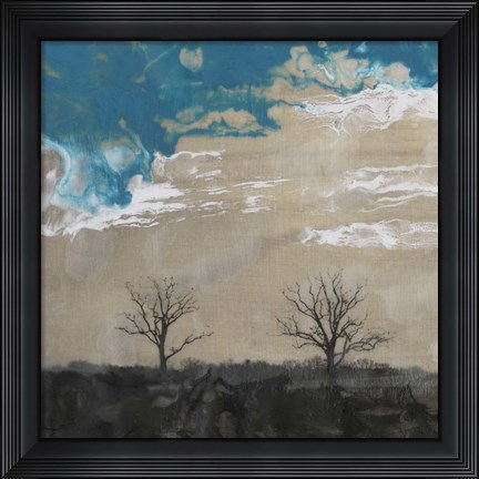 Framed Two Trees II Print