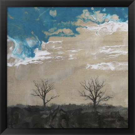 Framed Two Trees II Print