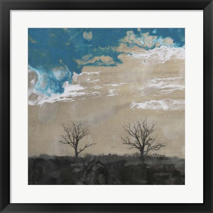 Framed Two Trees II Print