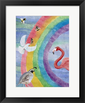 Framed Noah&#39;s Ark I Print