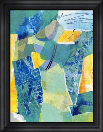 Framed Reclaimed Collage IV Print