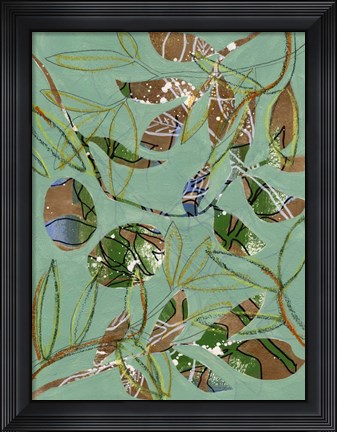 Framed Nature on Sage II Print