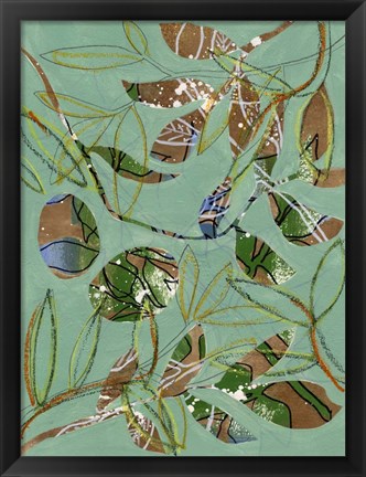 Framed Nature on Sage II Print