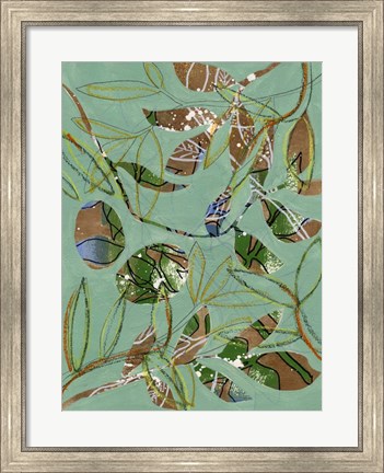 Framed Nature on Sage II Print