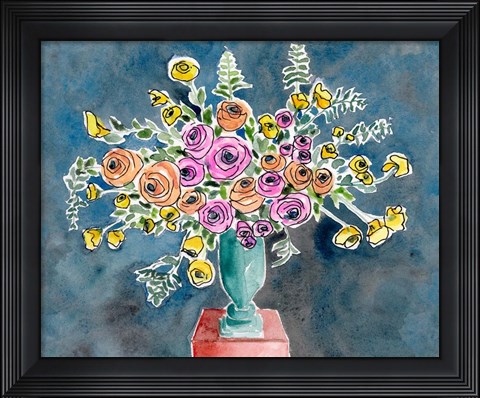 Framed Abundant Arrangement II Print