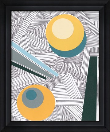 Framed Lines and Shapes II Print
