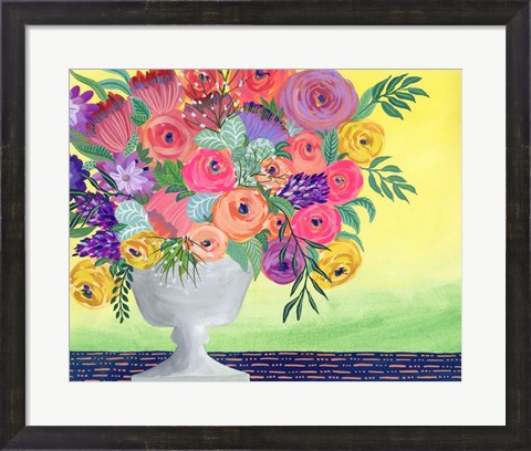 Framed Imaginary Floral II Print