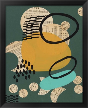 Framed Contemporary Configuration II Print