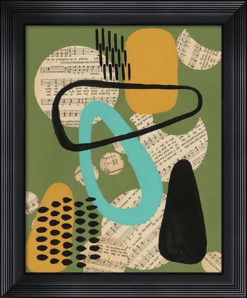 Framed Contemporary Configuration III Print