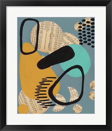 Framed Contemporary Configuration V Print