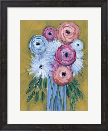 Framed Fictitious Floral I Print
