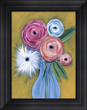Framed Fictitious Floral II Print