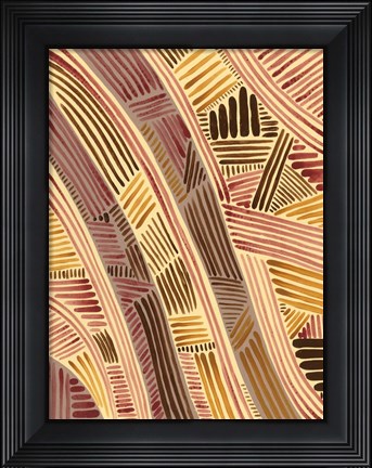Framed Bands of Pattern I Print