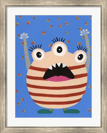 Framed Happy Creatures IV Print