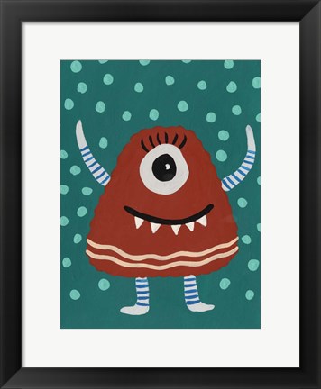 Framed Happy Creatures VI Print