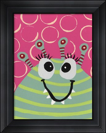 Framed Happy Creatures VII Print
