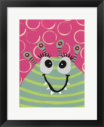 Framed Happy Creatures VII Print