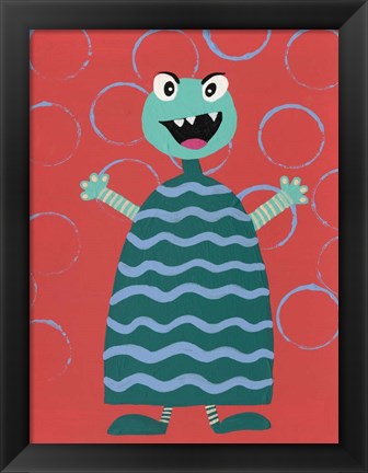 Framed Happy Creatures VIII Print