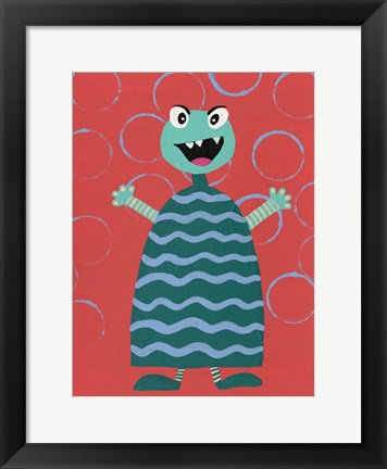 Framed Happy Creatures VIII Print