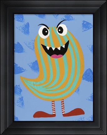 Framed Happy Creatures IX Print