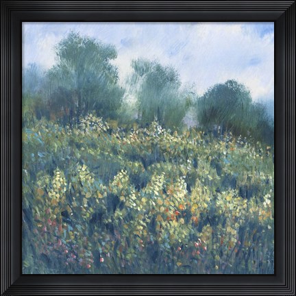 Framed Meadow Wildflowers I Print
