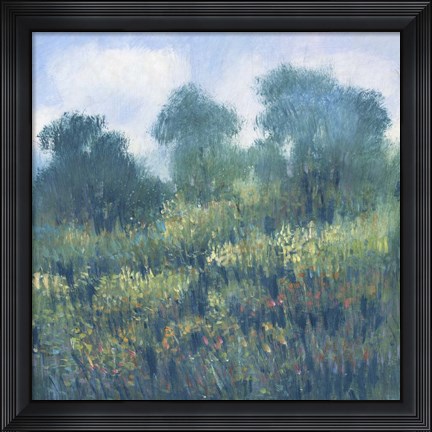 Framed Meadow Wildflowers II Print