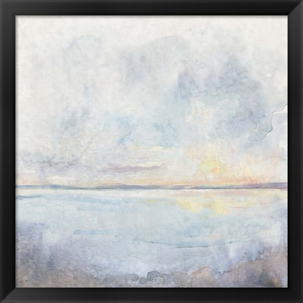 Framed Sea Mist I Print