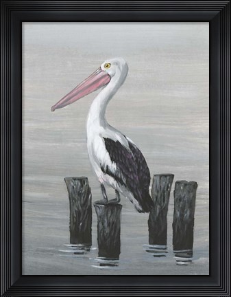 Framed Waiting Calmly II Print