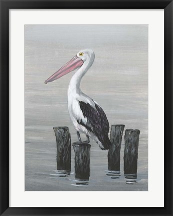Framed Waiting Calmly II Print