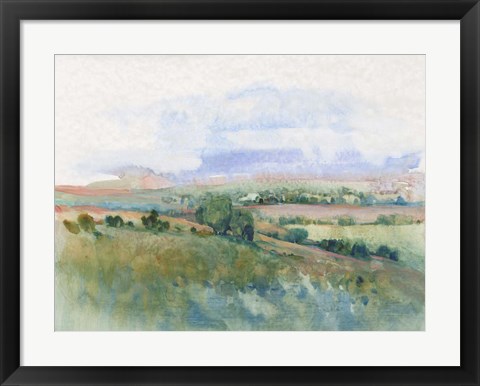 Framed Hilltop Vista II Print