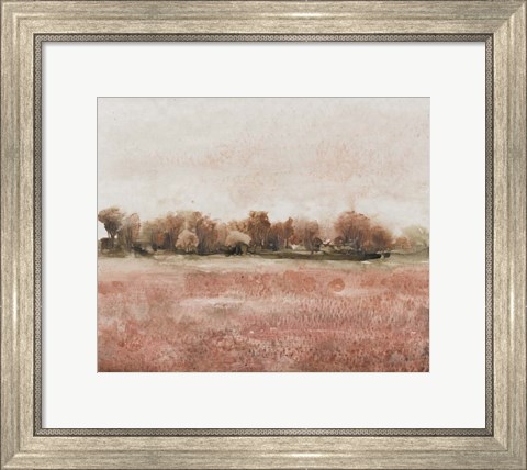 Framed Red Soil I Print