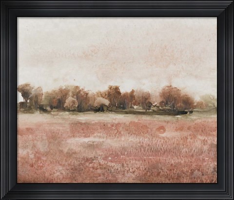 Framed Red Soil I Print