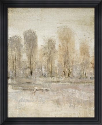 Framed Peaceful Forest II Print