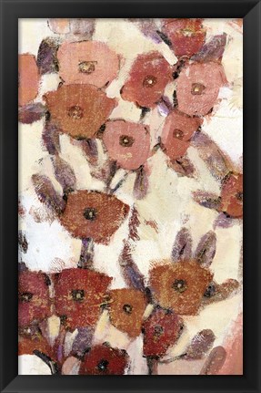 Framed Floral Patterns I Print