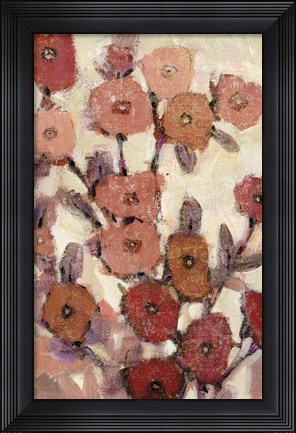 Framed Floral Patterns II Print