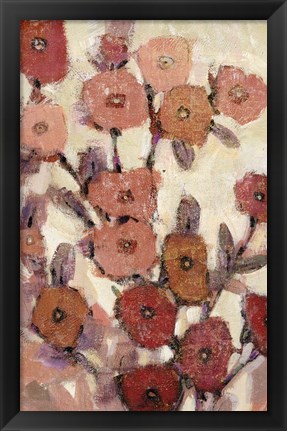 Framed Floral Patterns II Print