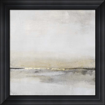 Framed Horizontal Flow I Print