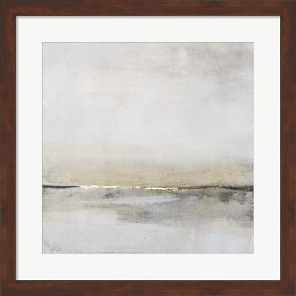 Framed Horizontal Flow I Print