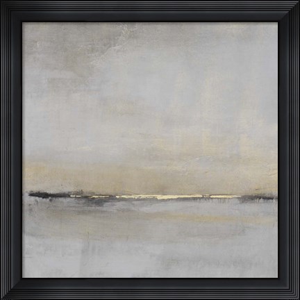 Framed Horizontal Flow II Print