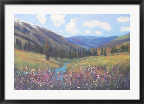 Framed Mountain Pass II Print