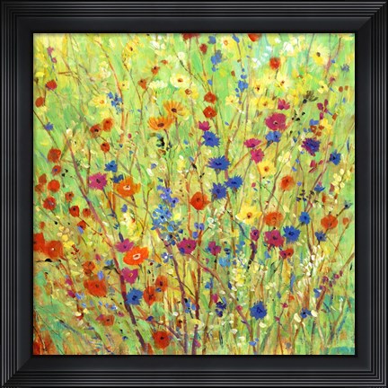 Framed Wildflower Patch II Print