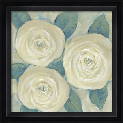 Framed Roses in Bloom I Print