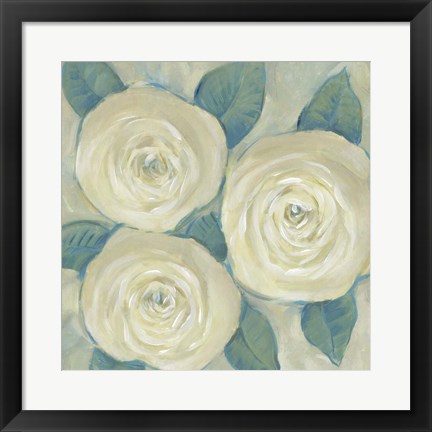 Framed Roses in Bloom I Print