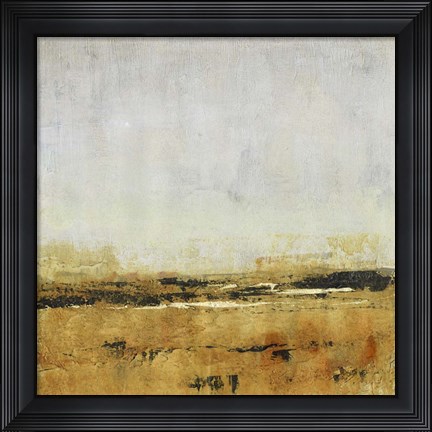 Framed Gold Horizon I Print