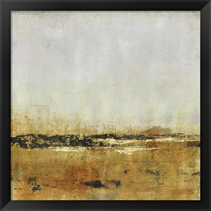 Framed Gold Horizon II Print