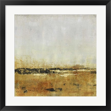 Framed Gold Horizon II Print