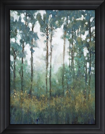 Framed Glow in the Forest I Print