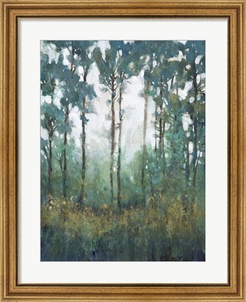 Framed Glow in the Forest I Print
